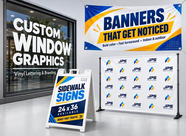 Commercial signs and business branding